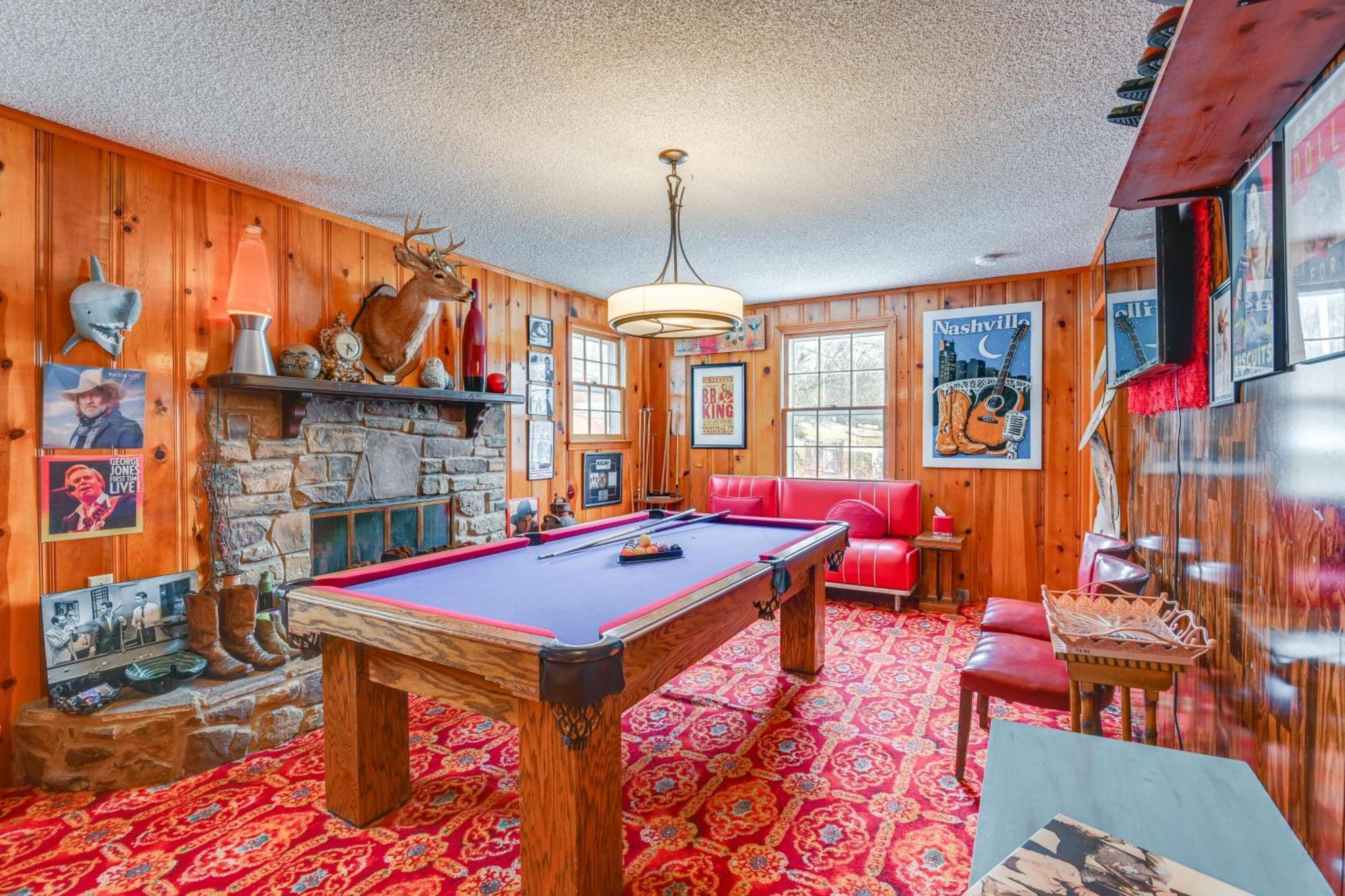 6 Mi To Downtown 70S-Themed Home In Nashville! المظهر الخارجي الصورة